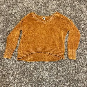 burnt orange sweater